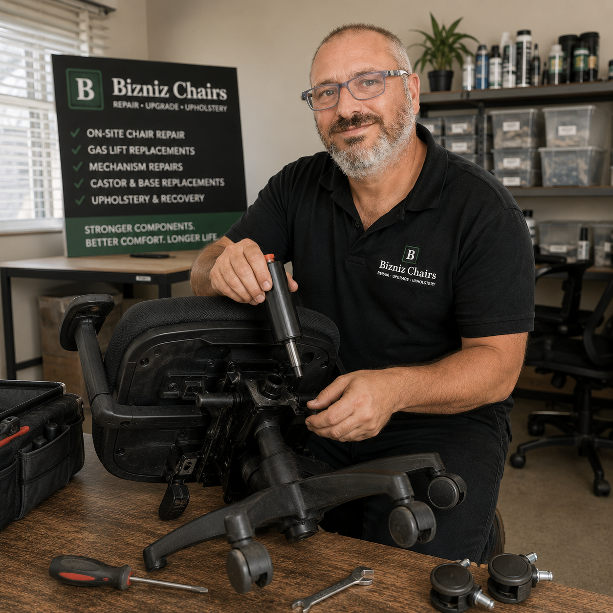 Wayne Waldeck - Bizniz Chairs